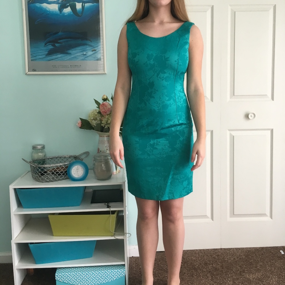 Embroidered Cocktail Dress